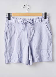 Short coupe droite taille haute violet MANGO femme