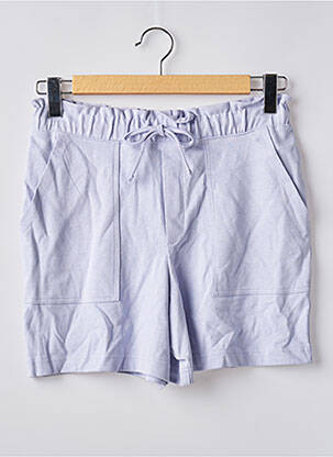 Short coupe droite taille haute violet MNG femme