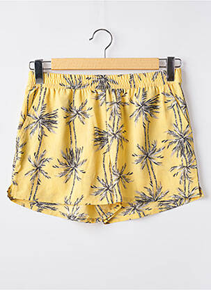 Short jaune ONLY pour femme