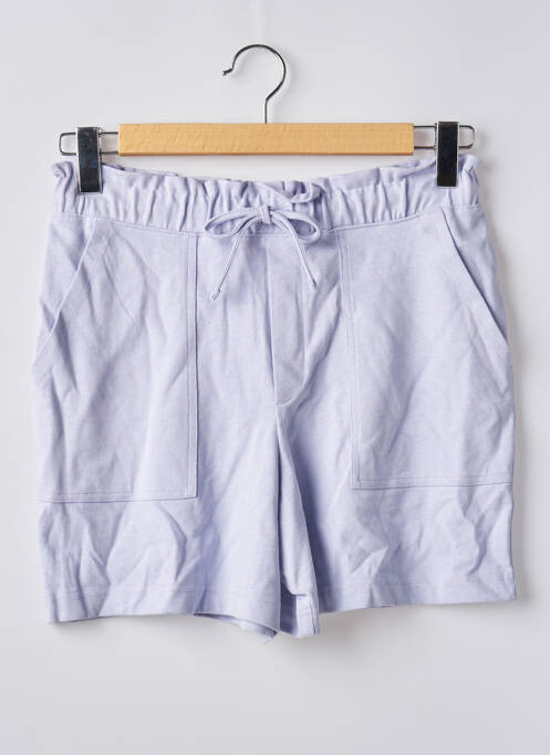 Short coupe droite taille haute violet MANGO femme