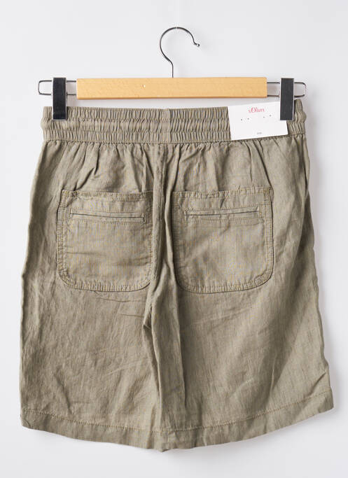 Bermuda vert S.OLIVER pour femme