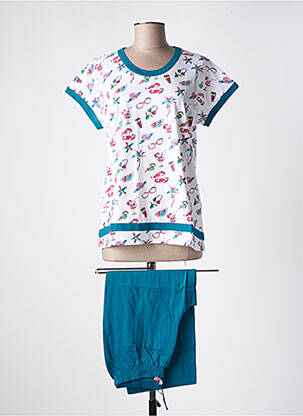 Pyjama tissage jersey vert ROSE POMME femme