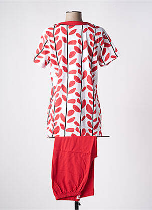 Pyjama tissage jersey rouge ROSE POMME femme