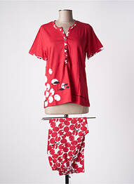 Pyjama col v rouge ROSE POMME femme