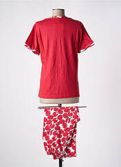 Pyjama rouge ROSE POMME pour femme seconde vue