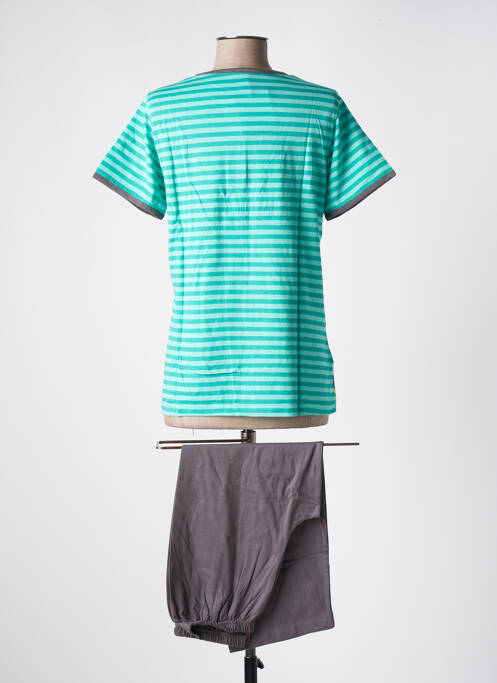 Pyjama vert ROSE POMME pour femme