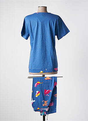 Pyjama tissage jersey bleu ROSE POMME femme