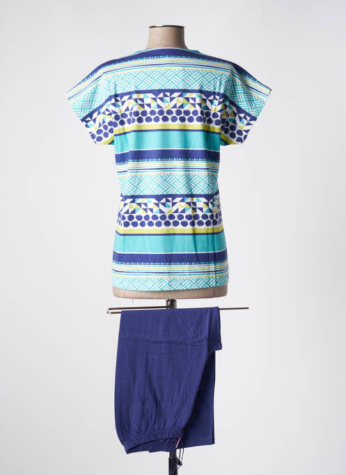 Pyjama bleu ROSE POMME pour femme