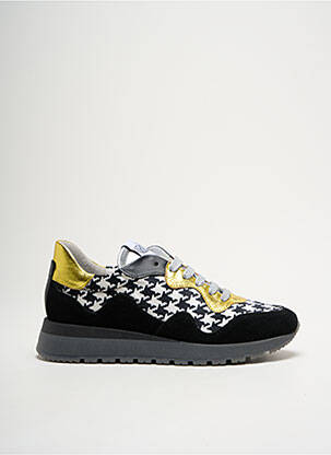 Baskets nubuck talon de 4 à 6cm noir VADDIA femme