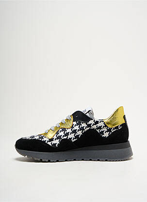 Baskets nubuck talon de 4 à 6cm noir VADDIA femme