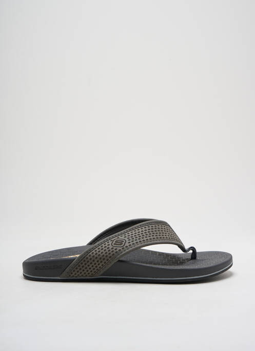 Tongs gris SKECHERS pour homme