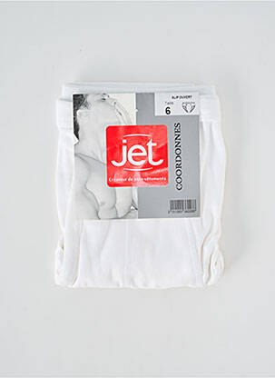Slip tissage jersey blanc JET homme