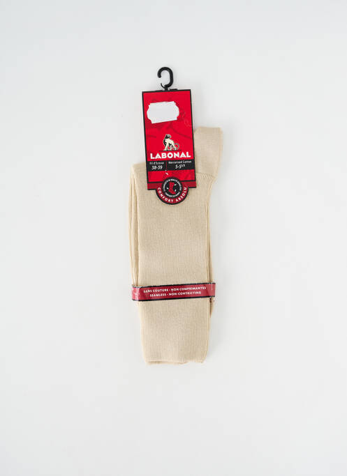 Chaussettes beige LABONAL pour homme