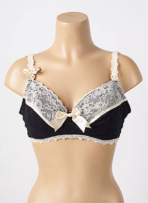 Lingerie maternité effet matière satinée noir ANIELINA femme