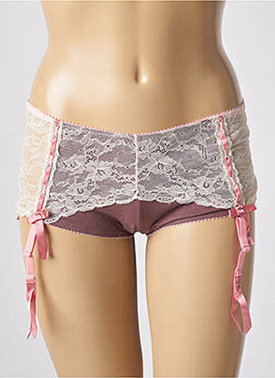 Lingerie maternité effet matière satinée marron ANIELINA femme
