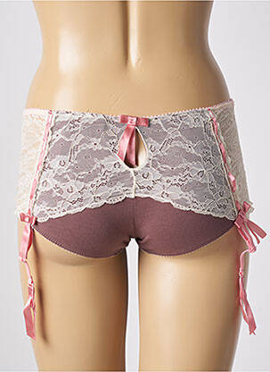 Lingerie maternité effet matière satinée marron ANIELINA femme