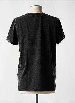 T-shirt sérigraphie manches courtes noir JUBYLEE femme