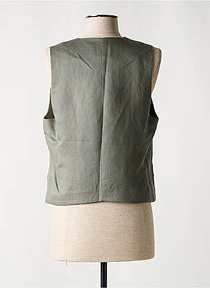 Gilet sans manche poches gris ANDAM femme