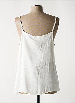 Top manches bretelles ajustables fines bretelles beige ELISA CAVALETTI femme