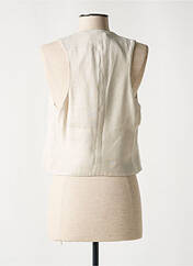Gilet sans manche beige EVA KAYAN pour femme seconde vue