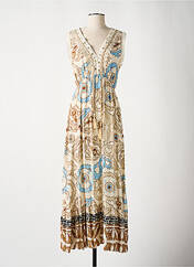 Robe longue beige LAMIAR pour femme seconde vue