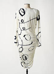 Robe mi-longue beige FRANK LYMAN pour femme seconde vue
