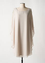 Robe mi-longue beige FRANK LYMAN pour femme seconde vue