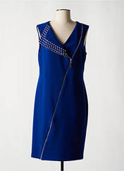 Robe mi-longue bleu FRANK LYMAN pour femme seconde vue
