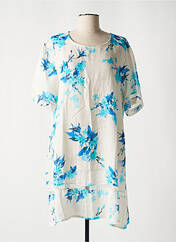 Tunique manches courtes bleu BLANC BOHEME pour femme seconde vue