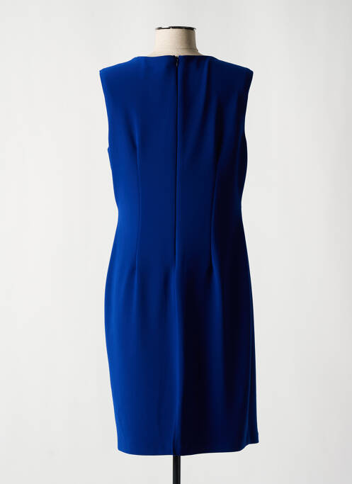 Robe mi-longue bleu FRANK LYMAN pour femme