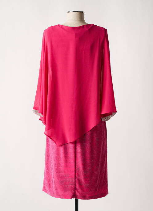 Robe mi-longue rose FRANK LYMAN pour femme