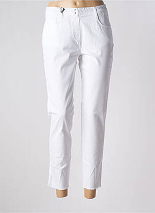 Jegging tissage popeline taille normale blanc EAST DRIVE femme