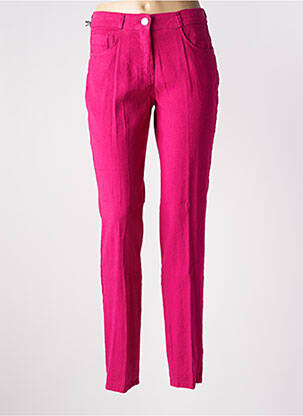 Pantalon slim taille normale taille normale rose EAST DRIVE femme