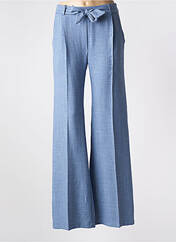 Pantalon large bleu BRIEFLY pour femme seconde vue