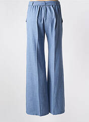 Pantalon large bleu BRIEFLY pour femme seconde vue