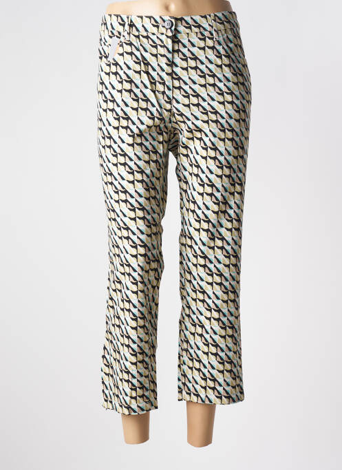 Pantalon 7/8 vert ZERRES pour femme