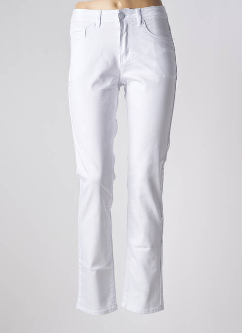 Pantalon droit blanc S.QUISE pour femme