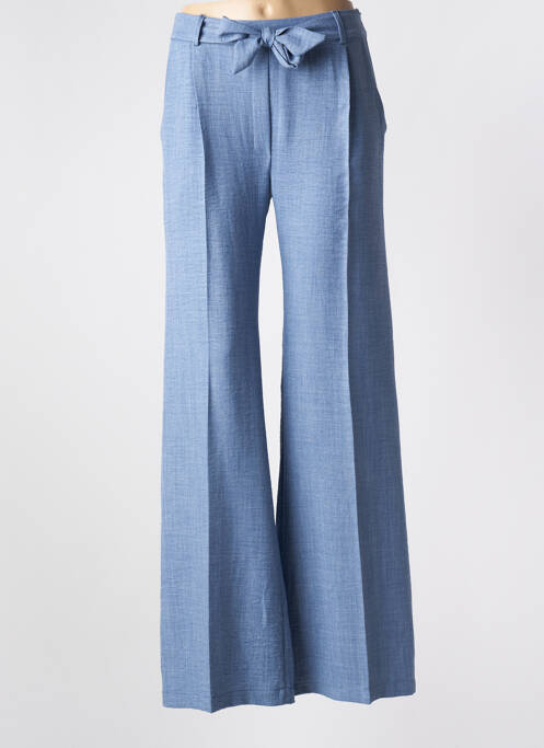 Pantalon large bleu BRIEFLY pour femme
