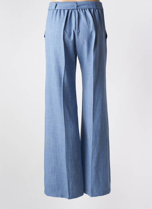 Pantalon large bleu BRIEFLY pour femme