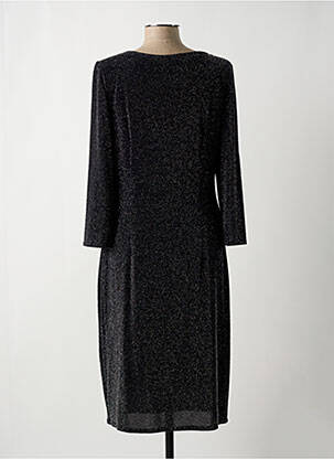 Robe mi-longue manches longues manches longues noir MICHAELA LOUISA femme