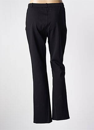 Pantalon droit stretch taille normale noir GEVANA femme