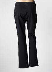 Pantalon droit noir GEVANA pour femme seconde vue