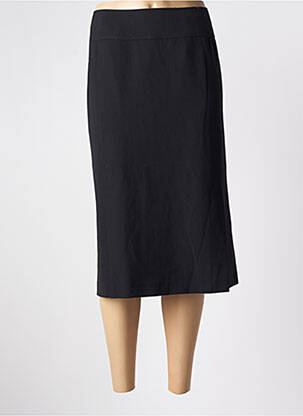 Jupe mi-longue stretch noir SOMMERMANN femme