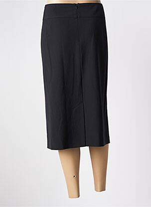 Jupe mi-longue stretch noir SOMMERMANN femme