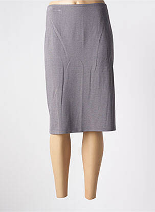 Jupe mi-longue taille haute gris BARBARA LEBEK femme