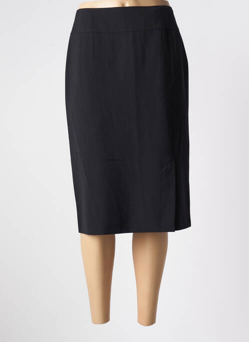 Jupe mi-longue stretch noir SOMMERMANN femme