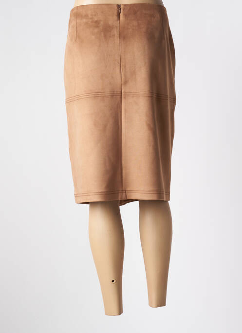 Jupe mi-longue beige BARBARA LEBEK pour femme