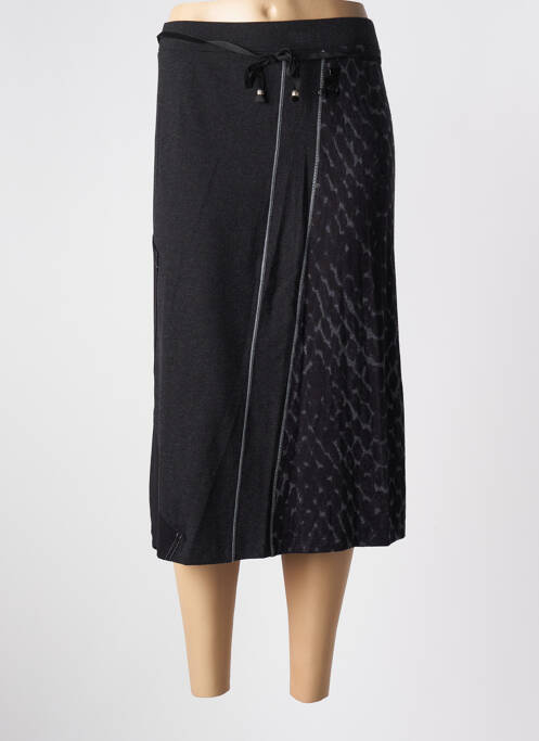 Jupe mi-longue gris FRED SABATIER pour femme