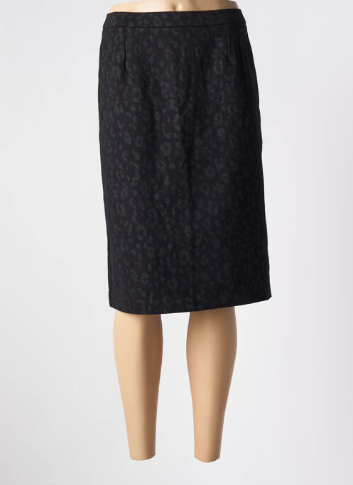 Jupe mi-longue noir GEVANA pour femme