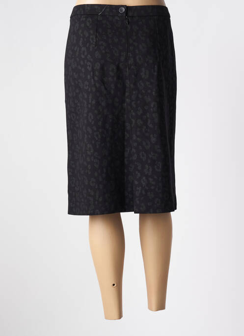 Jupe mi-longue noir GEVANA pour femme